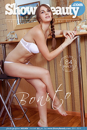 Extremely sexy and beautiful angel drops off her sexy white lingerie and starts posing totally naked.